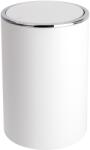 WENKO Inca lengőfedeles szemetes fehér 5 l (22554100)