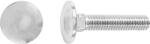 LUX-TOOLS LUX kapupántcsavar M5 x 25 mm horganyzott teljes menet 100 darab (482505)