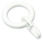  Gardinia függönykarika vitrázs és kávéházi rudakhoz, króm (2294)