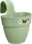 elho Vibia Campana S balkonra rakható virágtartó 20 cm átmérő pisztáciazöld
