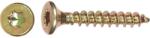 LUX-TOOLS PZ2 sülly. fejű teljes menetes csavar sárga horganyzott 4, 5 mm x 50 mm - súlyra
