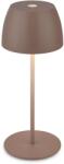 Briloner Serina Mini LED-es akkus asztali lámpa Umbrahomok 20 cm x 8 cm