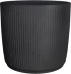 Scheurich Linetto kaspó 28, 6 cm átmérő Stony Black