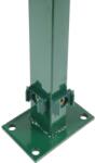  Sarokoszlop hegesztett oszloptalppal 89 cm zöld (042412)