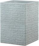 Scheurich Muretto High virágtartó 38 cm x 38 cm x 54 cm Stony Grey