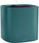 Lechuza Pila Color Planter virágtartó 35 cm x 35 cm x 33 cm petróleumkék