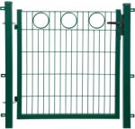  Egyszárnyú dekorkapu körsor zöld 100 cm x 100 cm (042364)