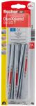 Fischer Rögzítődübel Duoxpand 8 mm x 120 mm süllyesztett fejű