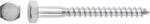 LUX-TOOLS hatlapfejű facsavar rozsdamentes acél 6 mm x 30 mm (473961)