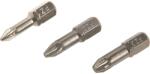 LUX-TOOLS torziós bit készlet PZ1 PZ2 PZ3 (107414)