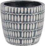  Kaspó Minimalist Zen átmérő 13, 5 cm sötétszürke (140411)
