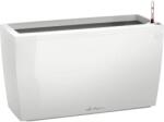 Lechuza Cararo Premium virágláda 75 cm x 30 cm fehér magasfényű