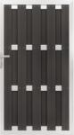  Belátás ellen védő kerítésajtó WPC alumínium antracit 180 cm x 100 cm