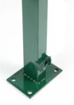 Floraworld kerítésoszlop ráhegesztett talplemezzel zöld 69 cm (042497)