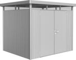 Biohort fém szer. ház HighLine kétszárnyú ajtó ezüstmetál 5, 6 nm 275x235x222 cm (83049)
