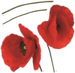Crearreda Öntapadós Poppies dekoráció