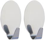 WENKO fényes rozsdamentes maxi akasztó, 2 db-os készlet (4477020100)