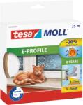 Tesa tesamoll E - profil ajtó - és ablaktömítő gumiszalag fehér 25 m x 9 mm (05464-00102-00)
