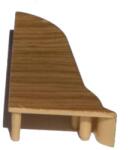 Döllken Végzáró bal SLK50 aranytölgy (27004300W180000)