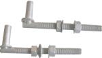  Kapu-pántfülcsap-készlet két ajtópántból horganyzott (043216)