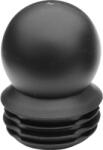  Műanyag cölöpsapka mélyfekete gömb alakú kerek cölöpökhöz 34 mm (043337)