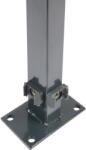  Sarokoszlop hegesztett oszloptalppal 89 cm antracit (042415)