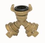  3 utas szelep, belső menet: 24, 1 mm (Rp 3/4), sárgaréz (16012)