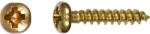  Félgömbfejű univerzális csavar PZ-behajtás 4, 5 mm x 20 mm 20 darab (485830)