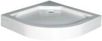  Zuhanytálca íves akril fehér 90 cm x 90 cm x 12, 5 cm (T90W)