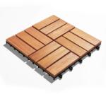 Gartenfreude összepattintható járólap akác világosbarna 10 darab