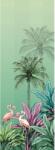 Komar vlies fotótapéta Jungle Flamingo 100 cm x 280 cm
