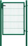  Egyszárnyú kapu hálós kerítéspanelhez zöld 175 cm x 100 cm (043345)