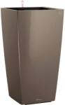 Lechuza Cubico Premium oszlopkaspó 40 cm x 40 cm szürkésbarna magasfényű