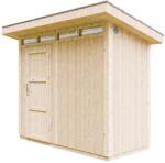 Timbela kerti faház M901 lapostetős alapozott 161 cm x 294 cm