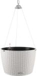 Lechuza Nido Cottage 35 függő virágtartó világosszürke 35 cm átmérő