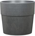 Scheurich Groove+ kaspó 28, 5 cm antracit