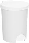 Keter kerek pedálos szemetes belső kosárral 15 l - Fehér