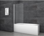 Aurlane Silver Classic kádparaván 80 cm x 140 cm krómszínű 1 szárnyú (BWF131)