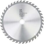 LUX-TOOLS keményfém körfűrészlap fához 250 mm 40 fog (117926)