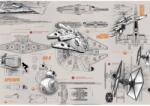 Komar fotótapéta Star Wars Blueprints 368 cm x 254 cm FSC®