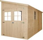 Timbela M340+M340G falhoz építhető fa kerti ház oldalfal nélkül