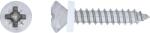 LUX-TOOLS lencsefejű ablakpárkánycsavar PZ-behajtás 3, 9 mm x 19 mm nemesacél 10 (486473)