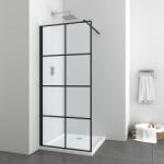 Sanotechnik Elite Black zuhanyfal, 88-90 cm x 195 cm fekete
