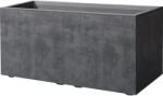 Deroma Millennium virágláda 79 cm x 39 cm antracit