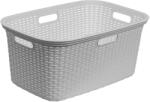 Rival Rattan ruháskosár fehér 40 liter