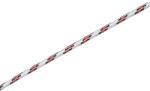 LUX-TOOLS hajókötél 8 mm átmérő fehér-piros-fekete - méteráru (430605)