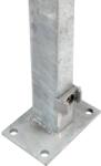  Kerítésoszlop hegesztett oszloptalppal 89 cm horganyzott (042400)