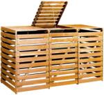 WEKA Szemetes tároló 3 hulladékgyűjtőhöz mézbarna impregnált