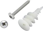 LUX-TOOLS gipszkartondübel műanyag csavarokkal 14 mm x 32 mm 50 darab (485098)