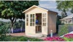Bertilo Teahouse kerti ház natúr 226 cm x 234 cm FSC